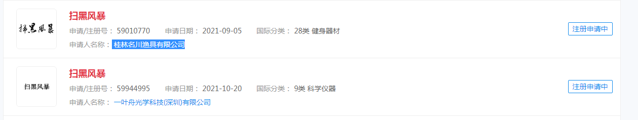 電視劇《掃黑風暴》商標被搶注，注冊人卻不是出品方