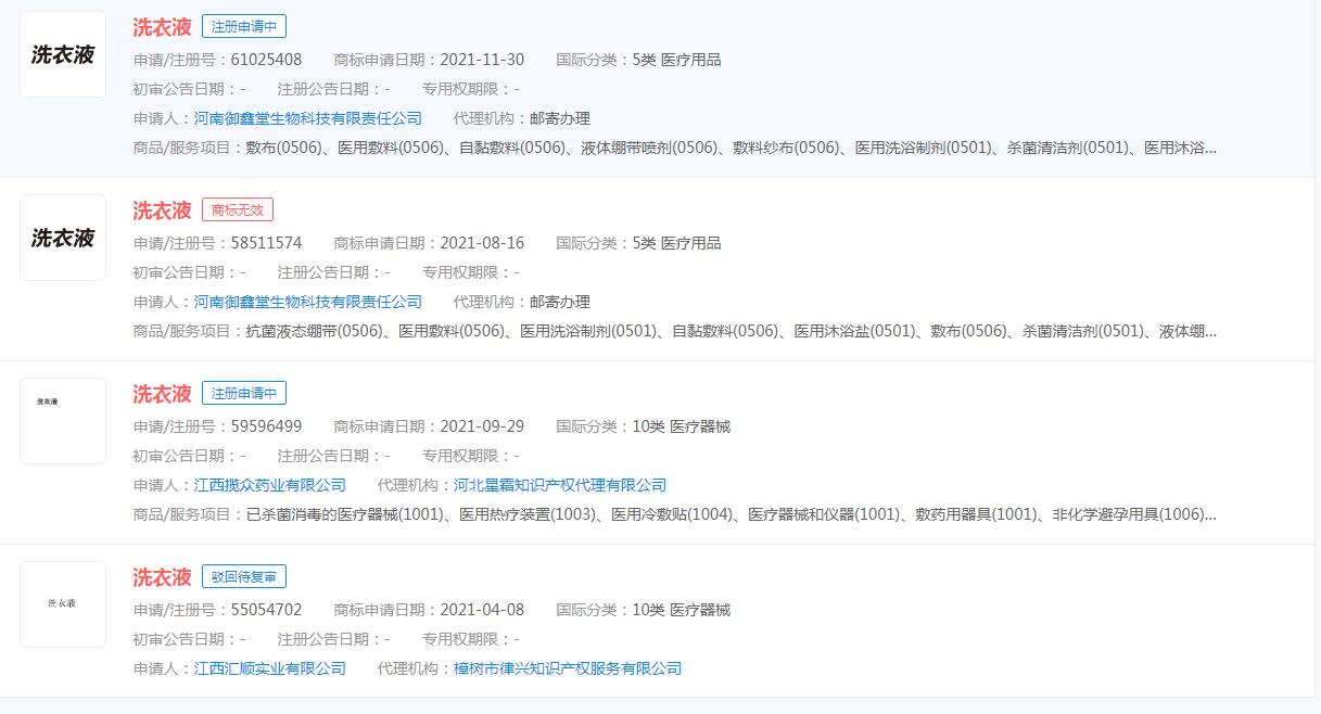 洗衣液奶茶走紅，洗衣液可以申請商標嗎