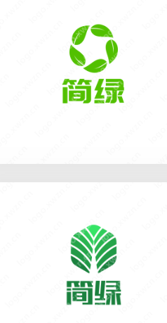 綠色生態(tài)行業(yè)：【簡(jiǎn)綠】logo設(shè)計(jì)作品欣賞~簡(jiǎn)單、無(wú)污染