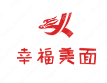 “幸福美面”logo設計，喜歡的收藏