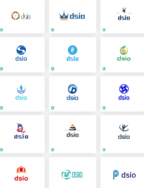 分享膠水logo怎么設計案例：dsio