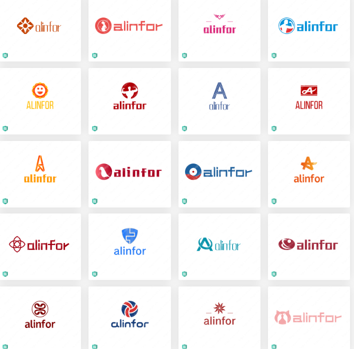 飾品行業logo設計案例合集：alinfor