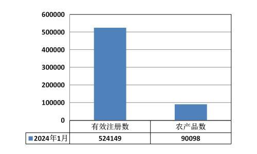 截至2024年1月 貴州省有效注冊商標達524149件 截至2024年1月 貴州省有效注冊商標達524149件